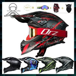 Motorcycle Helmets Off Road Motocross Capacete Casco Cross Helmet Visor Full Face With 3giftfree Casque In All Seasons Unisex