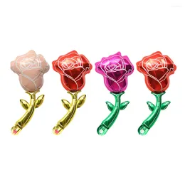 Party Decoration 5/10pcs Mini Rose Flower Balloons Shaped Valentines Day Balloon Mother's Baby Shower Supplies