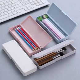 Metal Pencil Cases for Grils Korean Pencil Box Aesthetic School Supplies Office Stationery