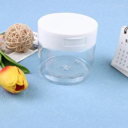 Storage Bottles 280ml Mini Clear Facial Mask Jar Makeup Remover Cotton Pads Container DIY Face Cream Cosmetics Wide Mouth Bottle