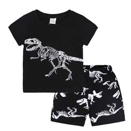 Pyjamas Cyrus childrens Pyjamas dinosaur boy Pyjamas baby cotton Pyjamas baby Pyjamas nightwear childrens clothing setsL2405