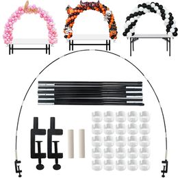 12ft Adjustable Table Balloon Arch Stand Kit Balloons Garland Birthday Wedding Graduation Christmas Baby Shower Party Supplies 240417
