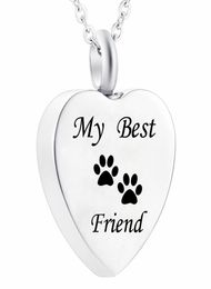 Memorial Pet Ashes Keepsake Dog Cat Cremation Jewelry Urn Pendant Necklace Paw print Ash Memorial Keepsake8122835