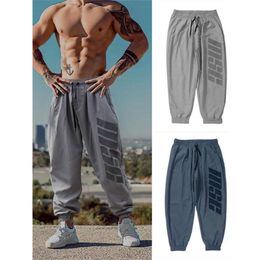 pantaloni da uomo pantaloni hip-hop maschili sportivi per esterni ad asciugatura rapida formazione fitness con pantaloni sciolti di basket