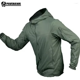 Men's Jackets Summer Outdoor Tactics Hooded Sunscreen Mens Ultrathin Breathable Quick Drying Charge Coats Sports Camouflage Outwear