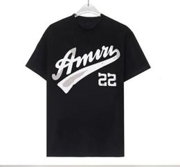 Summer Fashion Heavyweight Retro Mens English Letters 100% Cotton Printed Round Neck High-quality Casual Fitness Street T-shirt 240506