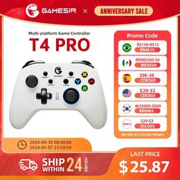 GameSir T4 Pro Bluetooth Game Controller 2.4G Wireless Game Board Applied to Nintendo Switch Apple Arcade MFi Gaming Android Phone J240507