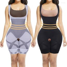Bustiers & Corsets Fajas Modeladoras Women Seamless Shaper Slimming Bodysuit Tummy Control Bum Lifter Thigh Slimmer Waist Trainer Corset