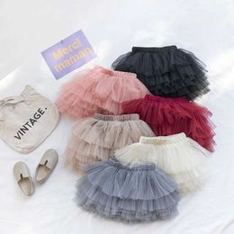 tutu Dress Fashion Baby Girls Tutu Fluffy Skirt Princess Ballet Dance Tutu Mesh Skirt Kids Cake Skirt Cute Girls Clothes d240507