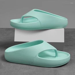 Slippers Trendy Men's Platform Flip Flops Thick Sole Casual Men Non-Slip EVA Woman Home Slides Wholesale