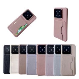 Suitable for Xiaomi 14 13 phone Magic6Pro Huawei Mate60 leather card slot case