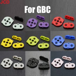 Speakers JCD 1set For Game Boy Colour GBC Game Console Shell Housing Silicon Start Select Keypad Rubber Conductive Button AB dpad