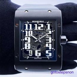 RM Mechanical Wrist Watch Rm016 Extra Flat Rm016 Al Ti Titanium Mens Watch Box Papers