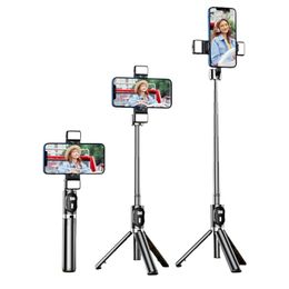 Cell Phone Mounts Selfie stick mobile phone stand Bluetooth tripod integrated floor telescopic stick portable desktop Holders
