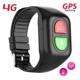 Watches S8 Elderly Phone 4g Call Smart Watch SOS Antiloss GPS Positioning Tracker Heart Rate Blood Pressure Sports Pedometer Wristband