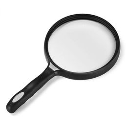 130mm Large Lens Handheld Magnifier 2.5X Reading Newspaper Map Magnifying Glass null