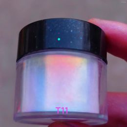 Nail Glitter 5g Intense Aurora Iridescent White Chromaflair Car Paint Pigment Powder Chameleon Colorshift Pigments