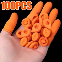 Gloves 5100PCS Disposable Fingertip Protector Gloves Latex Rubber Nonslip Antistatic Latex Finger Cots Home Kitchen Cleaning Tools