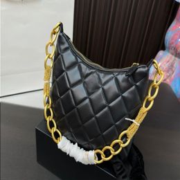 10A Fashion Classic Chain Shoulder Casual Strap Bag Thick Shoulder Underarm Single Fashion Bagfashion Travel Women's Bag Handbag V Fbqh
