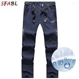 Men's Pants Plus Size L-5XL Quick Dry Sports Lightweight Jogging Tactical Men Trousers For Camping Hiking Male