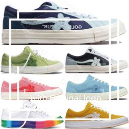 Basketball Shoes Creator Designer Golf Le Fleur One Stars Ox Ttc Canvas Tyler The Trending Mens Platform Trainers Men Woman Causal Sports Sneaker 881