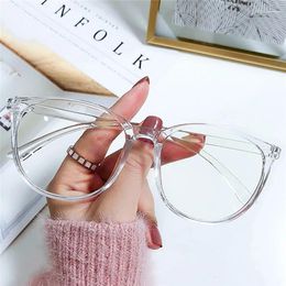 Sunglasses Transparent Computer Glasses Frame Women Men Anti Blue Light Round Eyewear Blocking Optical Spectacle Eyeglass