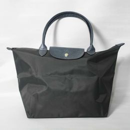 Best Selling Handbag Novel 80% Factory Wholesale Style Bag Long Handled Nylon Canvas Commuter for Office Workers Dumpling Large Capacity Folding Mommy on Top Bag