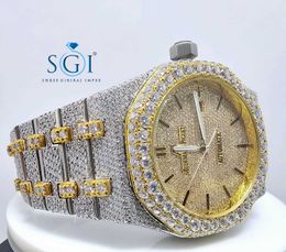 Top Branded Moissanite Watches Hip Hop Iced Out Watch Wrist Watch For Men At Factory Price Best Quality