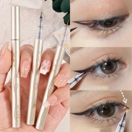 Eyeliner 0.01mm Waterproof Liquid Eyeliner Makeup Quick Dry Ultrathin Matte Black Brown Eye Liner Lasting Lower Eyelash Pen Eye Cosmetic