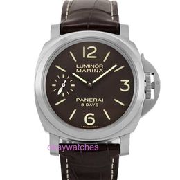 Fashion luxury Penarrei watch designer Full set for inspection new Lu Mino PAM00564 Mens Watch 44mm Titanium 8-day Chain Manual