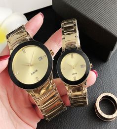 All stainless steel grand dialmond dial quartz watches Luxury Couple business watch RD DIASTAR relogio navimiter montre wristwatch2134946