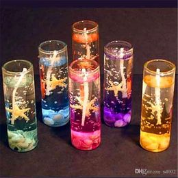 Bicchieri di tazza profumata gelatina di candele creative a forma di aromaterapia trasparente per decorazioni per feste di Natale