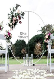 Party Decoration 15M PVC Ring Balloon Arch DIY Wreath Frame Background Holder Circle Ballon Stand Wedding Birthday Decor Baby Sho6094242