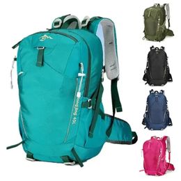 40L Capacity Hiking Camping Backpack Men Outdoor Waterproof Light Climbing Bag Woman Cycling Backpack With Waterproof Cover 240507
