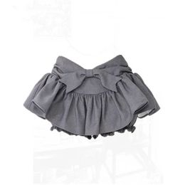 Skirts 2024 White Bow Skirt Women High Waist A-line Skirt Shorts Hot Pure Girl Korean Fashion Spring Summer Sexy korean style clothing