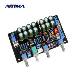 Amplifiers AIYIMA Preamplifier Tone Board JRC5532 OP AMP Preamp Volume Tone Control DIY Speaker Amplifiers Sound Audio Amp
