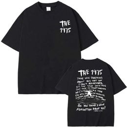 Men's T-Shirts The 1975 about You Graphic Print T-shirt Being Funny in A Foreign Language Album Tshirt Men Women Hip Hop Casual Vintage T Shirt T240506