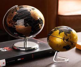 Automatic Rotation LED Light World Globe Constellation Map Globe for Home Table Ornaments Office Home Decoration Accessories 201203671113