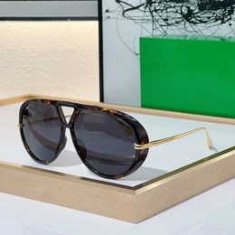 Woman Designer Oval Sunglasses B1274 Acetate Fiber Frame with Metal Legs 63mm 12mm 145mm Lens Material Resin Frame Style Full Frame Ladies and Mens Luxury Sunglasses