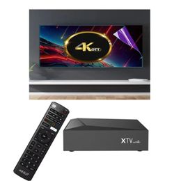 2024 XTV 공기 BT 리모컨이있는 최신 모델 TV 박스 4K 4K 플레이어 안드로이드 11 2GB RAM 16GB ROM 5G 듀얼 WiFi 세트 상단 상자 미국 네덜란드 스페인 영국 유럽을위한 4K OTT 12M TV 추가