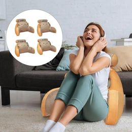Pillow Cute Bed Reading Washable Ice Silk Back Support Chair With Armrest Detachable Backrest Arm For