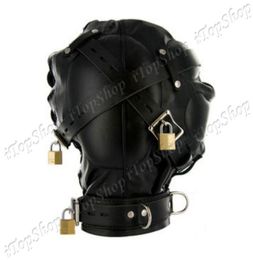 Sensory Deprivation Hood Gimp Mask Blindfold Fetish Bondage Roleplay Submission R5012717497