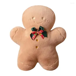 Party Decoration Christmas Gingerbread Man Cute Super Soft Decorative Household Stuffed Pillow