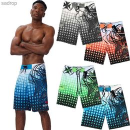 Men's Swimwear Mens classic Bermuda board shorts quick drying swimming relay diving and surfing shorts de bain homme Bermuda beach surfing pants swimsuit XW