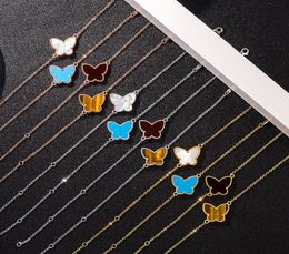 Fashion Jewellery S925 Silver White Fritillaria Butterfly Bracelet for Women3129278