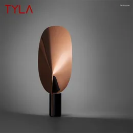 Table Lamps TYLA Nordic Light Simple Modern Design Leaf Desk Lamp LED Home El Parlour Bedroom Decor