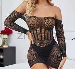 Women Beach Wear Wear Women Sexy Fishnet Without Bikini Hollow Out Bodycon Dress Long Sleeve Beachwear Summer Womens Swimwear Beach Cover Up d240507