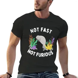 Men's Polos Not Fast Furious - Manatee T-Shirt Anime Oversized Customs Design Your Own Mens Graphic T-shirts Funny