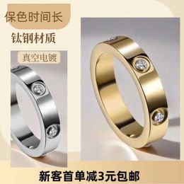 Charming men's and women's rings ring female luxury high-end style accessory with cart original rings