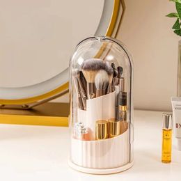 Rotating cosmetic storage box Makeup brush lipstick eyebrow pencil storage container Desktop Organiser 240506